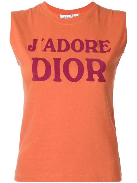 t shirt j'adore dior 8|Dior sleeveless shirt.